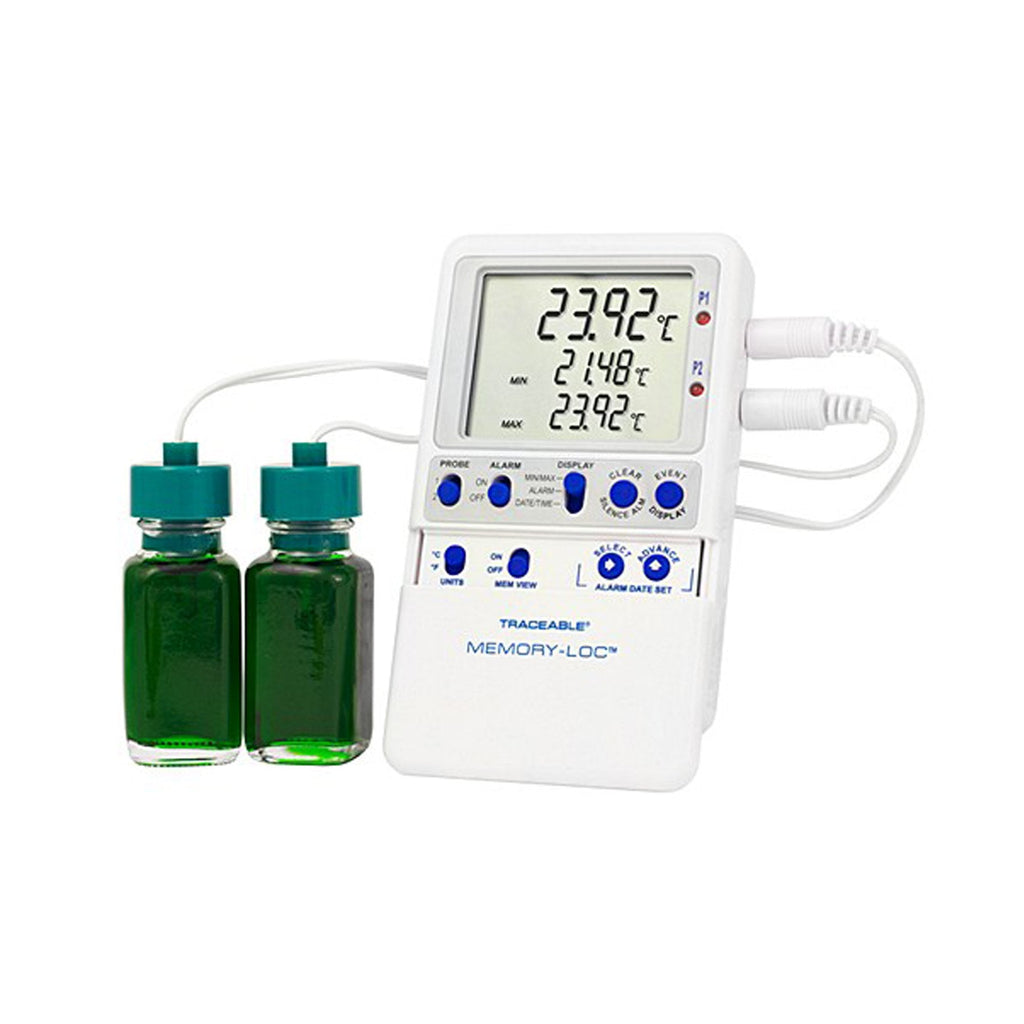TraceableÂ¨ Memory-LocÂª Refrigerator / Freezer Thermometer with Alarm and Data Logger