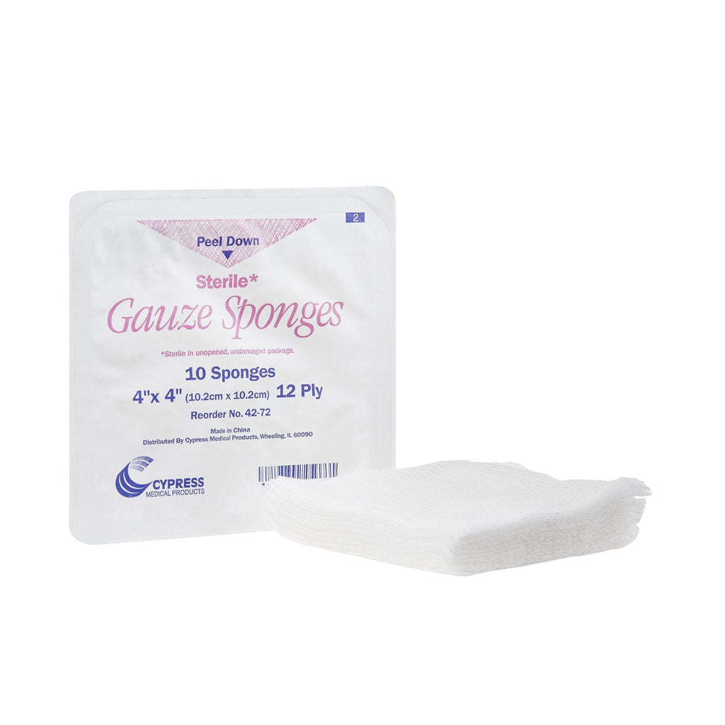 McKesson Sterile Gauze sponge, 4 x 4 Inch