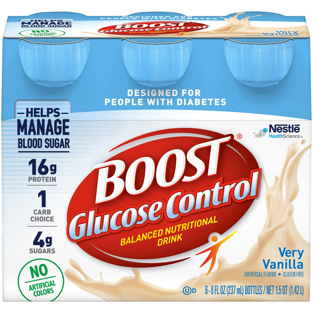 BoostÂ¨ Glucose Control Vanilla Oral Supplement, 8 oz. Bottle