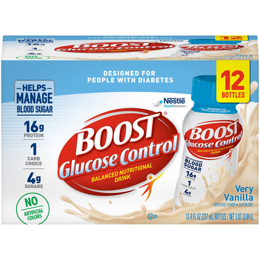 BoostÂ¨ Glucose Control Vanilla Oral Supplement, 8 oz. Bottle