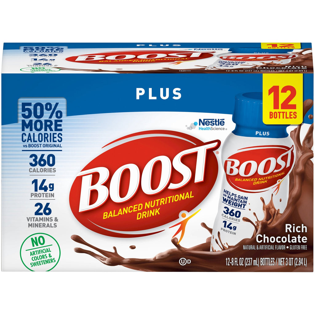 BoostÂ¨ Plus Chocolate Oral Supplement, 8 oz. Bottle