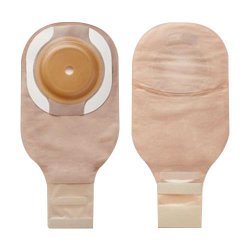 PremierÂª FlextendÂª One-Piece Drainable Beige Filtered Ostomy Pouch, 12 Inch Length, 1/2 to 1 Inch Stoma