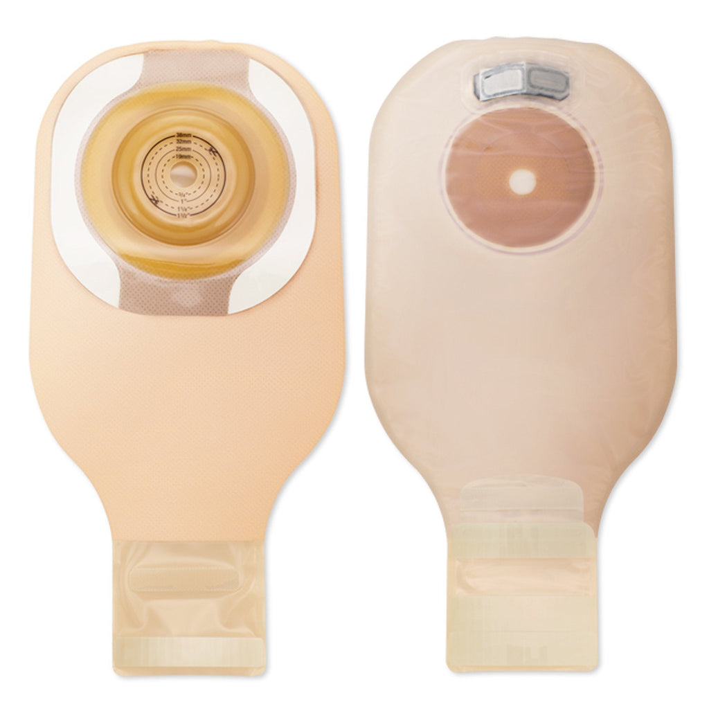 PremierÂª FlextendÂª One-Piece Drainable Beige Filtered Ostomy Pouch, 12 Inch Length, 2-1/8 Inch Stoma