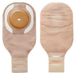 PremierÂª FlextendÂª One-Piece Drainable Beige Filtered Ostomy Pouch, 12 Inch Length, 7/8 Inch Stoma