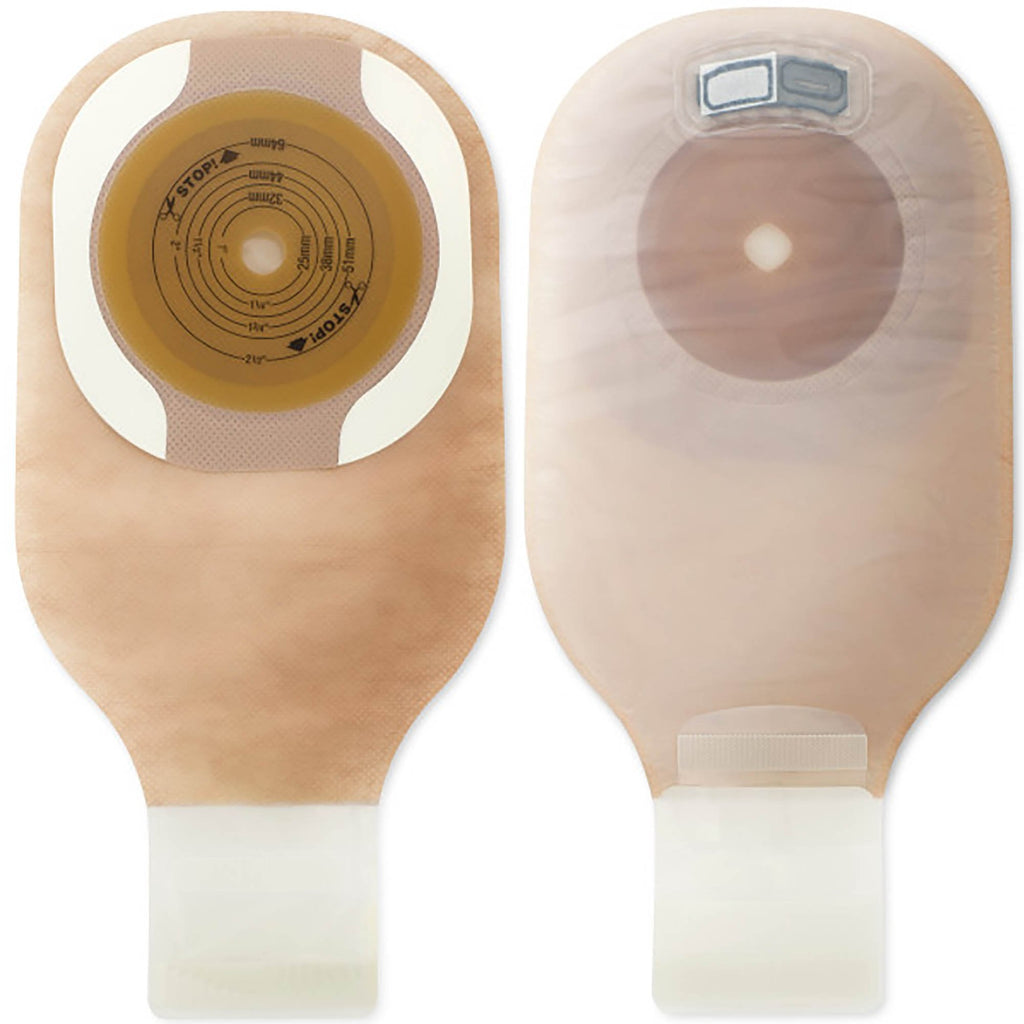 PremierÂª One-Piece Drainable Ultra Clear Filtered Ostomy Pouch, 12 Inch Length, Up to 1_ Inch Stoma