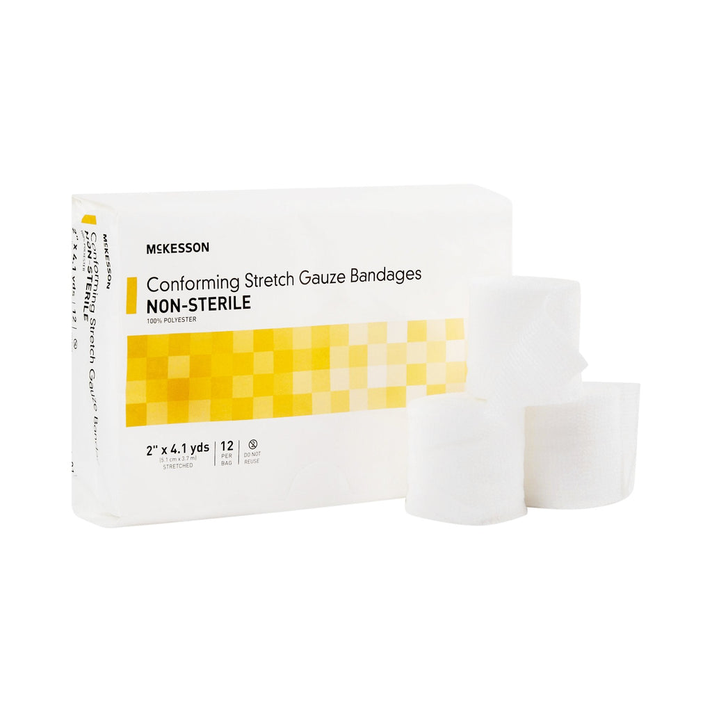McKesson Nonsterile Conforming Bandage Roll, 2 Inch x 4-1/10 Yard
