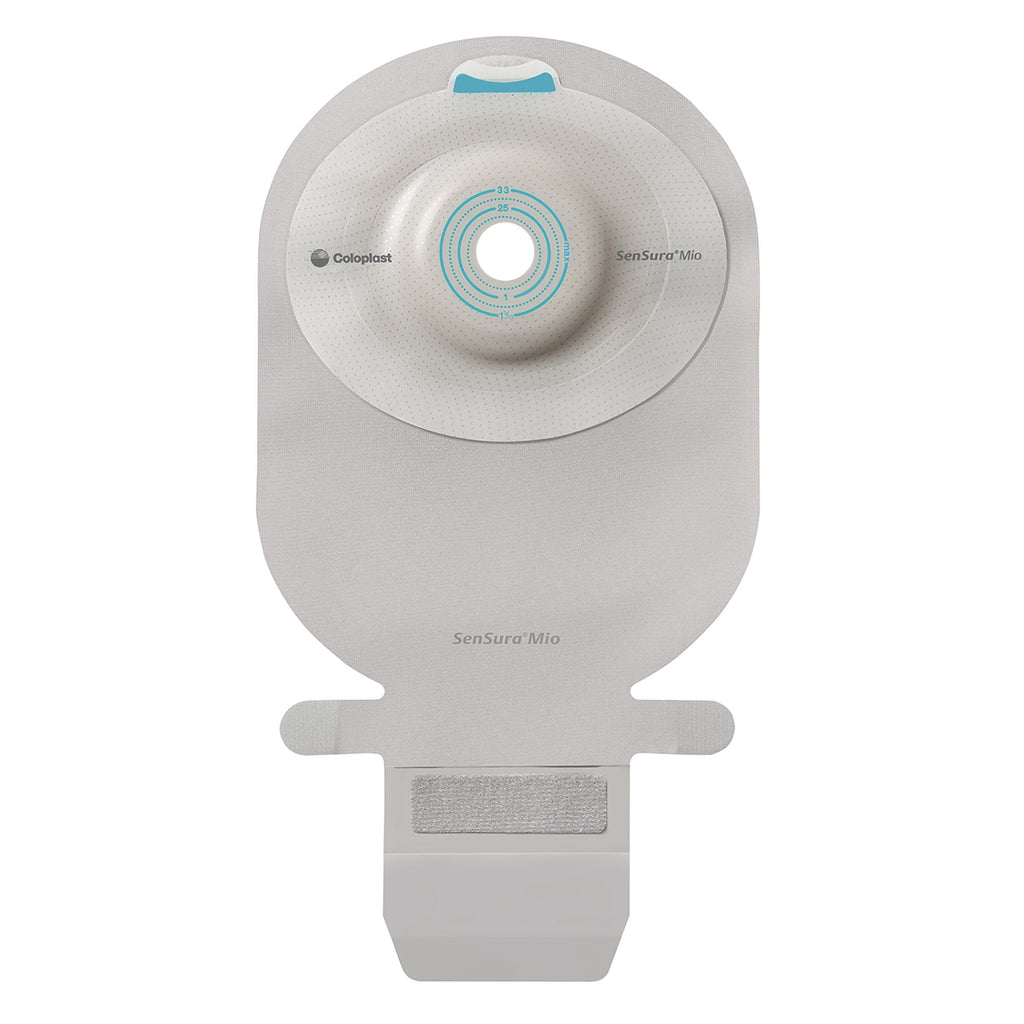 SenSuraÂ¨ Mio Convex One-Piece Drainable Opaque Filtered Ostomy Pouch, 11 Inch Length, 5/8 to 1-5/16 Inch Stoma