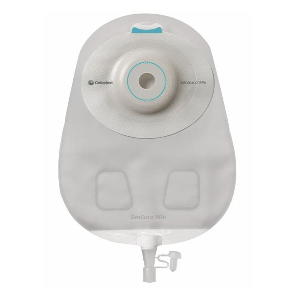 SenSuraÂ¨ Mio Convex One-Piece Drainable Transparent Urostomy Pouch, 10_ Inch Length, 3/8 to 1-11/16 Inch Stoma