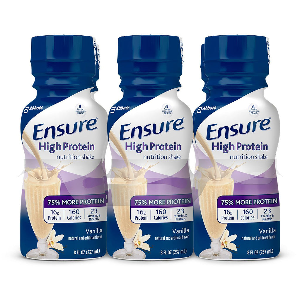 EnsureÂ¨ High Protein Vanilla Oral Supplement, 8 oz. Bottle
