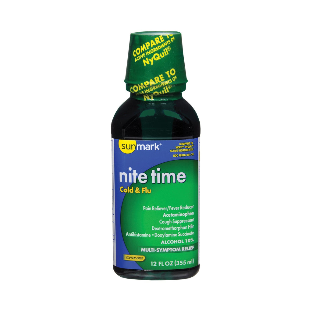 sunmarkÂ¨ Acetaminophen / Dextromethorphan / Doxylamine Cold and Cough Relief, 12 fl. Oz.