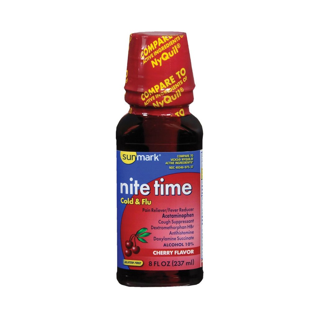 sunmarkÂ¨ Acetaminophen / Dextromethorphan / Doxylamine Cold and Cough Relief, 8 fl. oz.