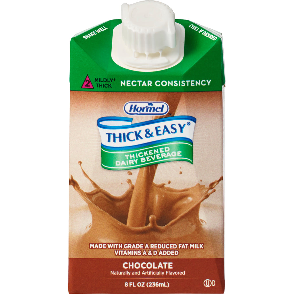 Thick & EasyÂ¨ Dairy Nectar Consistency Chocolate Milk Thickened Beverage, 8 oz. Carton