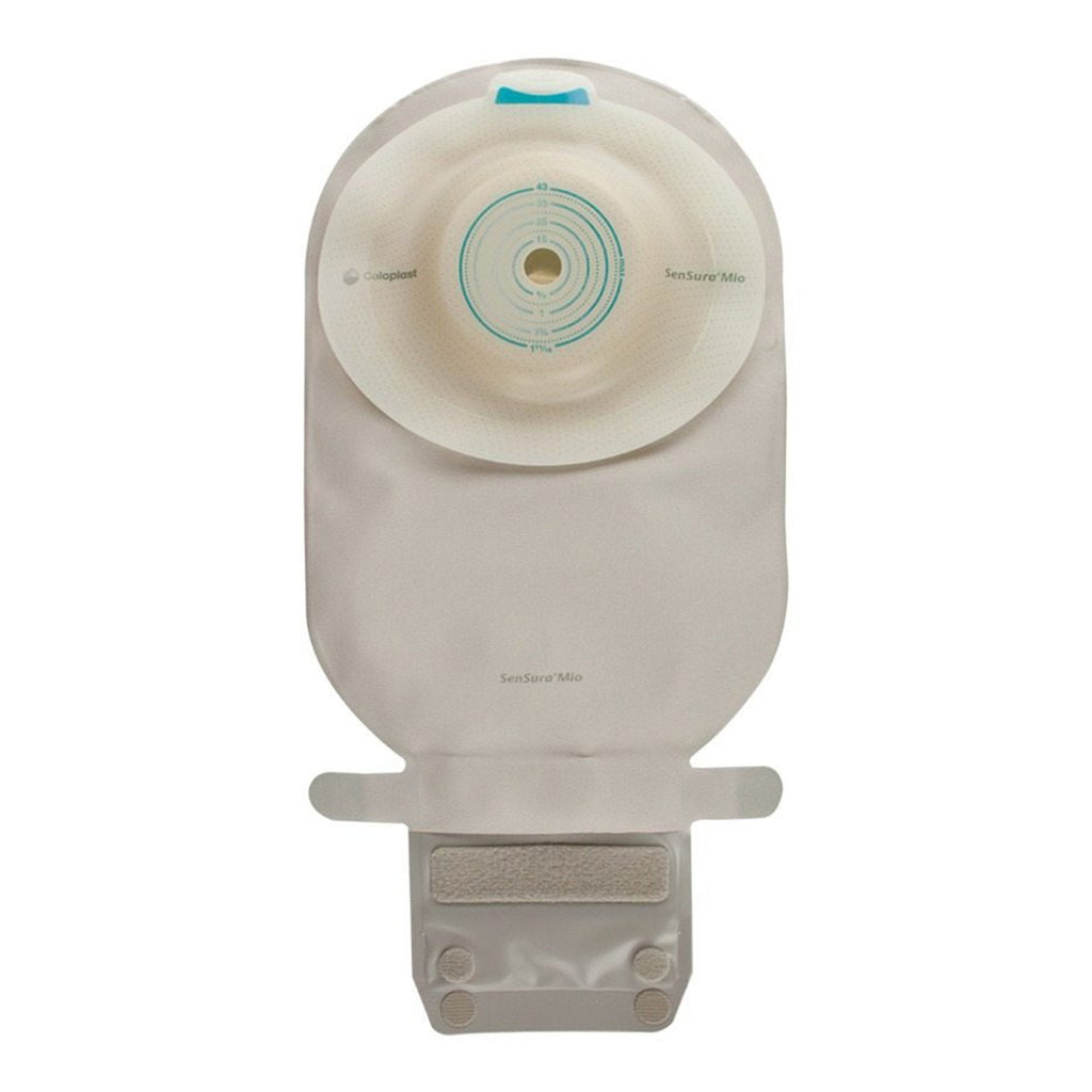 SenSuraÂ¨ Mio Convex One-Piece Drainable Transparent Filtered Ostomy Pouch, 11 Inch Length, 5/8 to 1-5/16 Inch Stoma