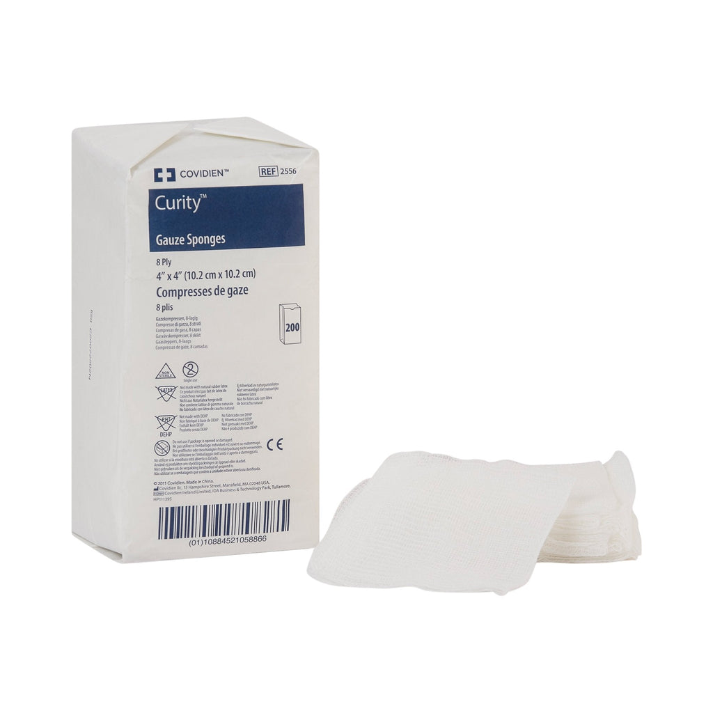 CurityÂª Nonsterile USP Type VII Gauze sponge, 4 x 4 Inch