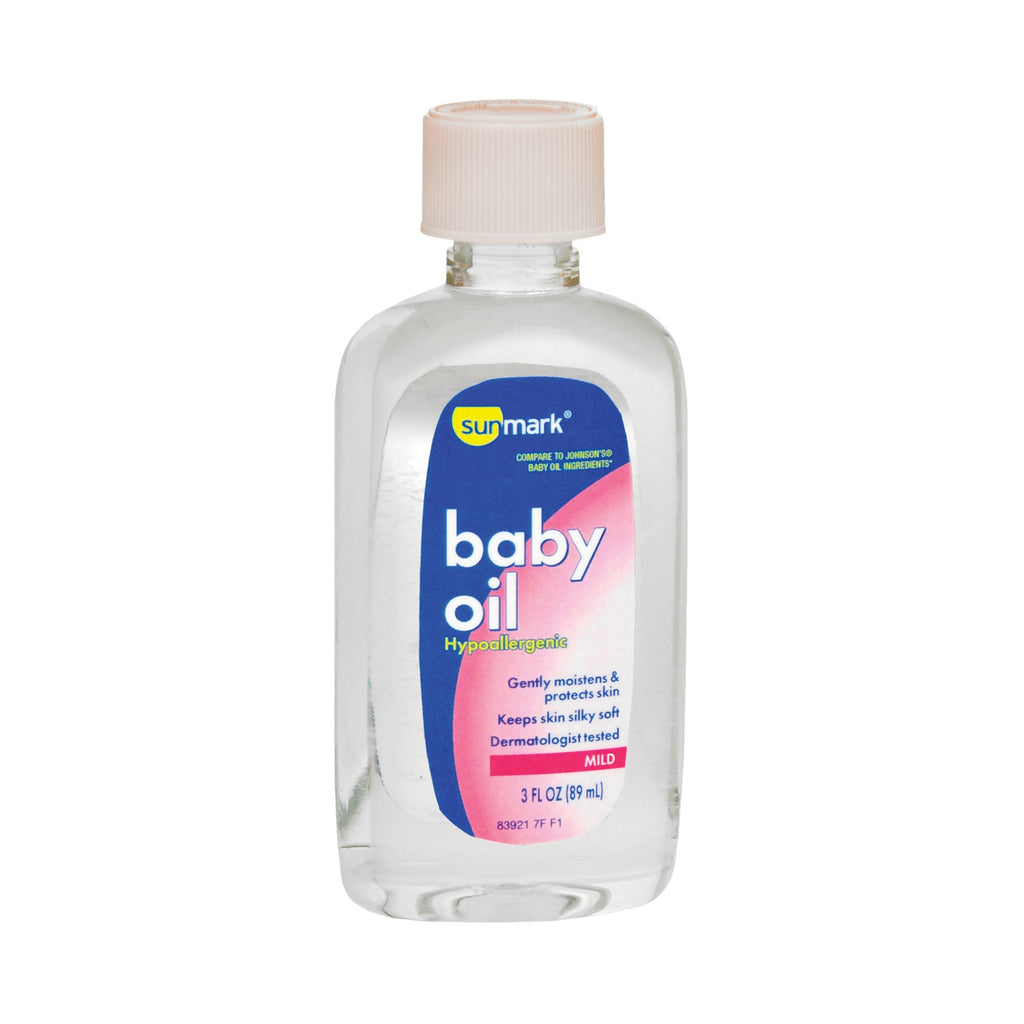 sunmark¨ Baby Oil, Scented, 3 oz. Bottle