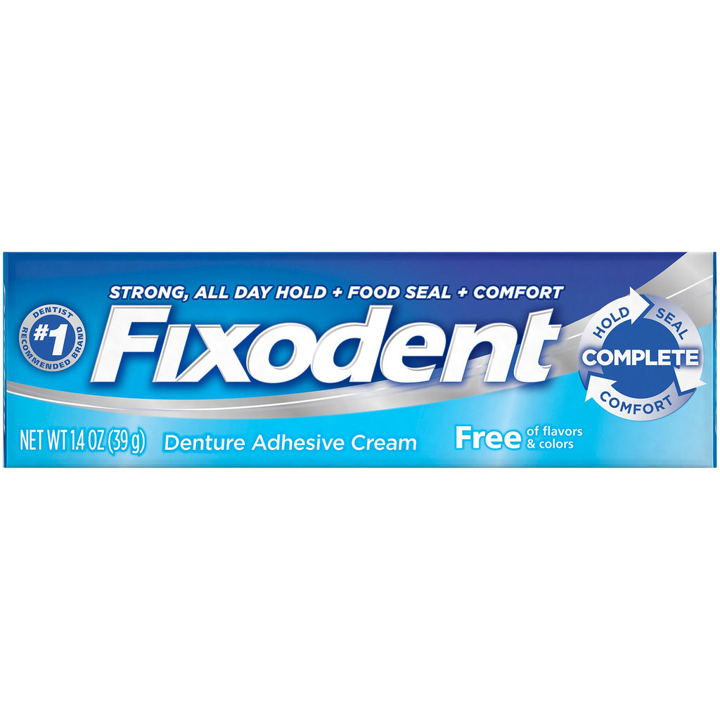 Fixodent¨ Free Denture Adhesive, 1.4 oz Tube