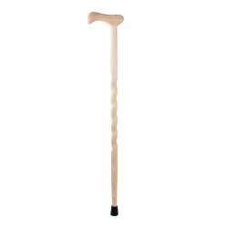 Brazos Craftsman Hickory Walking Cane, 37-Inch Height
