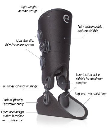 Exosª Left Ankle Brace, Extra Large