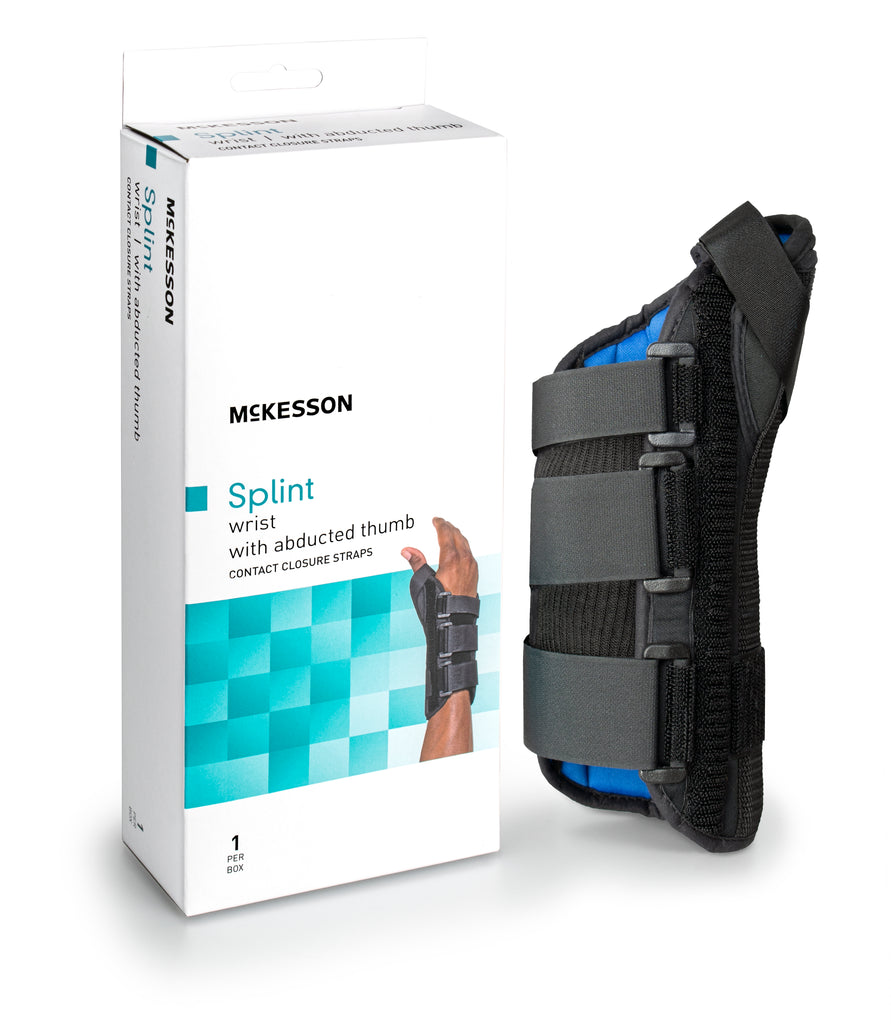McKesson Left Wrist Splint with Abducted Thumb, Medium